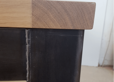 Table Loft FER - Basse - chêne massif Detail